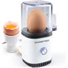 GOURMETmaxx Cuociuova per 1 uovo | Bollitore per uova con tagliauova nel misurino | Egg Cooker - 3 gradi di durezza per il tuo portauovo | Design cuociuova piccolo - parti lavabili in lavastoviglie