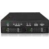 ICY DOCK RAID 1 / JBOD - Cornice intercambiabile per due SATA HDD/SSD da 2,5 in 1 alloggiamento da 5,25 in metallo pieno - ToughArmor RAID MB902SPR-B R1