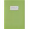HERMA 5508 copertine per quaderni, formato A5, in carta verde chiaro, 10 pezzi, con campo per scrivere in carta estremamente resistente e colori intensi, set per quaderni scolastici, colorati