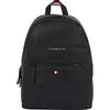Tommy Hilfiger Uomo Zaino Essential PU Backpack Bagaglio a Mano, Nero (Black), Taglia Unica