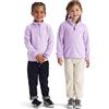 The North Face Glacier - Giacca con Cerniera 1/4, per Bambini, Lilla 2 Anni