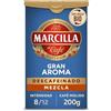 Marcilla 950116 - Caffè macinato intenso Decaffeinato miscela 200g