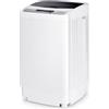 FANTASK Lavatrice piccola, 310 W/50 × 50 × 85 cm, mini lavatrice con display, pompa e centrifuga per appartamenti e camper [classe energetica B]