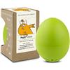 Brainstream PiepEi Classic Verde Chiaro - Timer Cantante - Cuocere uova per 3 gradi di durezza - Piep Uovo con 3 melodie - Divertente cuoco - Musica Eggtimer - Brainstream