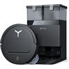 ECOVACS DEEBOT T50 PRO OMNI Robot Aspirapolvere Lavapavimenti, (Migliorato da T30 PRO), 21000 Pa, Spazzola Laterale Estensibile e Lavapavimenti, Aggiunta Automatica Soluzione Detergente, Nero