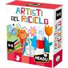 HEADU - Artisti del Riciclo New - Nuova Vita agli Oggetti | Giochi Educativi 4 5 6 7 8 Anni, Art&Craft Bambini, Lavoretti con Materiali di Recupero, Educazione Ambientale, Idea Regalo, Made in Italy