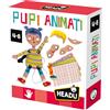 HEADU - Pupi Animati NEW - Crea, Vesti e Svesti le Marionette | Giochi Creativi 5 6 7 8 Anni, Attività Creative Bambini, Lavoretti Manuali, Gioco Marionette, Idea Regalo Compleanno, Made in Italy