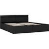Tidyard Letto Idraulico Contenitore LED,Struttura Letto,Letto Singolo,Matrimoniale,Letto Matrimoniale,Letto Contenitore Matrimoniale,Letto Contenitore Una piazza e mezza,Grigio Scuro Tessuto 160x200cm