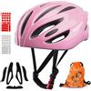 Plusawa Casco da bici per bambini, 50-60 cm, per 3-15 anni, guscio in PC leggero, imbottitura interna, casco multi-sport regolabile, per bambini e bambine
