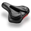 Focenat Sella Bici Comoda, Sellino Bici Morbido Donna Uomo, Sella Biciclette Traspirante con Adesivo Riflettenti e Palla Ammortizzanti a Doppia Molla, Sedile Biciclette Ergonomica per MTB/City Bike/Cyclette