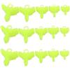 Hehglng 100 pezzi gialli da pesca Treble Hook Covers Fishing Hook Cofani di sicurezza Cap Protector gancio di sicurezza copertura terminale attrezzatura e accessori, caccia e
