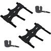 SHENGYIG 2 Pezzi Protezione Braccio per Tiro con l'Arco - Set 2-in-1 in Pelle con Protezione Dita, Regolabile per Competizione, Allenamento e Tempo Libero