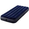 Intex 64756 - Materasso Gonfiabile Dura-Beam Classic Downy Singolo, PVC, Blu, 76x191x25 cm