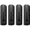Billowvolve Set di 4 poggiapiedi BMX universali per biciclette, antiscivolo, poggiapiedi per mountain bike
