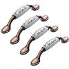 ANSIEDIO 4 pezzi Maniglie per Mobile in Lega di Alluminio Ceramica, Maniglie per Mobili Maniglia in Ceramica Stile Europeo per Ante di Armadi, Cassetti, 96mm