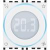 Vimar 02974.B Termostato IoT a rotella, compatibile con Alexa, Google Home e IFTTT, retroilluminazione regolabile, ingresso sensore esterno, da completare con placche Eikon, Arké, Plana, Idea