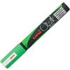 UNI MITSUBISHI Marcatore a gesso liquido UNI CHALK p.tonda verde fluo UNI MITSUBISHI