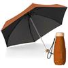 Le Monde du Parapluie Ombrello pieghevole da donna a 5 strati, ultra leggero e compatto, da viaggio, tasca, antivento, protezione UV UPF 50+, protezione UV UV e UV, salmone