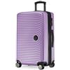 Hauptstadtkoffer Mitte - Valigia Media a Guscio Rigido, TSA, 4 Ruote, Bagaglio da Stiva con Espansione di Volume di 8 cm, 68 cm, 88 L, Lilla