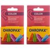 Ohropax - Tappi per orecchie colorati in gommapiuma.