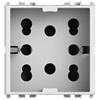 FINDER Presa Poliv. 4Box 10/16 A Plana Bianca - 4B.V14.H21