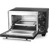 EMERIO Mini forno | 10 litri | 800 Watt | incl. teglia e griglia | forno tostapane | a scelta 90°-230°C | timer da 30 minuti | cavo da 1 m | forno piccolo | MO-124451