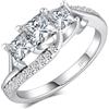 jiamiaoi Anello Donna Anelli Donna Argento 925, Anelli Fidanzamento Promise Ring Engagement Ring 7