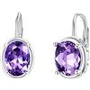 POPLYKE Orecchini a leva in argento Sterling Gioielli di compleanno per le donne Regalo per le ragazze (Febbraio)