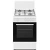 Schaub Lorenz SD554WG - Cucina a gas n°4 fuochi, con forno a gas, 50x50 cm, colore Bianco