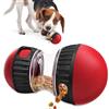 Bukuhlio Giocattolo Interattivo per Cani - Palla Puzzle Indistruttibile Kong per Cani, Distributore di Crocchette Lento con Stimolazione Mentale, Ideale per Piccole, Medie e Grandi Taglie (Rosso)