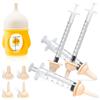 Siyyim Kit da Allattamento in Silicone per Gattini - Include capezzoli, siringhe e Bottiglia Piccola - Ideale per Gattini, Cuccioli e Piccoli Animali - Senza BPA, Sicuro e Riutilizzabile