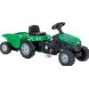 Trattore a Pedali Con Rimorchio Pilsan Green