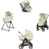 Trio Inglesina Aptica Element 2025 Pure Ecrù Con Seggiolino Auto Darwin Recline Borsa Inclusa