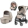 Trio Peg Perego Veloce Brio Con Sedia Auto Lounge e Borsa Inclusa Mon Amour