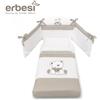 Completo Piumone Erbesi Tato Bianco Tortora