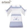 Completo Piumone Erbesi Tato Bianco Azzurro