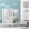 Lettino Azzurra Design Contact Art Bianco + Completo Piumone Art