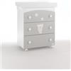 Cassettiera Fasciatoio Azzurra Design Contact Art Grigio