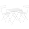 Set Emu Arc En Ciel 2 Sedie Pieghevoli + 1Tavolo Pieghevole Bianco Col.23