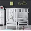 Lettino Azzurra Design Contact Dido Grigio Bianco SPEDIZIONE GRATUITA
