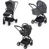 Trio Foppapedretti TicToc Stone I-Size Con Borsa E Coprigambe