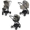 Trio Foppapedretti TicToc Desert I-Size Con Borsa e Coprigambe