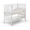 Lettino Azzurra Design Contact Bianco + Completo Piumone