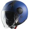 Generico Casco Jet MPH NEW ONE ECE 22.06 Doppia Visiera Blu (XL: 61 - 62 CM)