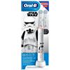 PROCTER & GAMBLE Oral-b Spazzolino Elettrico Ricaricabile Junior Star Wars +6 Anni, 2 Testine, 1 Spazzolino