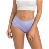 SLIPNESS Mutande Mestruali Donna Flusso Abbondante - Slip Assorbenti a Vita Alta in Cotone e bambù - Intimo Donna per Notte e Post Parto, 35-45 ml, Tecnologia DrySense+ - Taglia M - MOD Safely