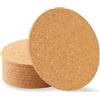 GIDWRIY 10 Pezzi Sottobicchieri Sughero Rotondo 10 cm,Sotto Bicchieri Da Tavola,Sottobottiglia Sughero,Sottobicchieri Birra,Sottotazza Caffe,Coasters For Drinks,Bevande Sotto Bicchieri Vetro