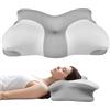 Nastopee 2 in 1 Cuscino Ortopedico con Federa Sfoderabile, Cuscini Ortopedico & Ergonomico Memory Foam, 62×40×9/15cm Morbido Cuscino Posturale Antirussamento Cuscino Ergonomico per Supporto