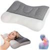 HINNVCL Cuscino per apnea del sonno, cuscino ortopedico per il sonno profondo, cuscino per apnea del sonno, cuscino ergonomico per collo e spalle, cuscino per dormienti