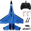 Hojalis Aereo Telecomandato, F-22 RC, 2.4G 3CH Aeroplano Telecomandato, Aliante Volante Telecomandato, Aereo Radiocomandato, RC Plane con 2 Batterie per Bambini e Principianti